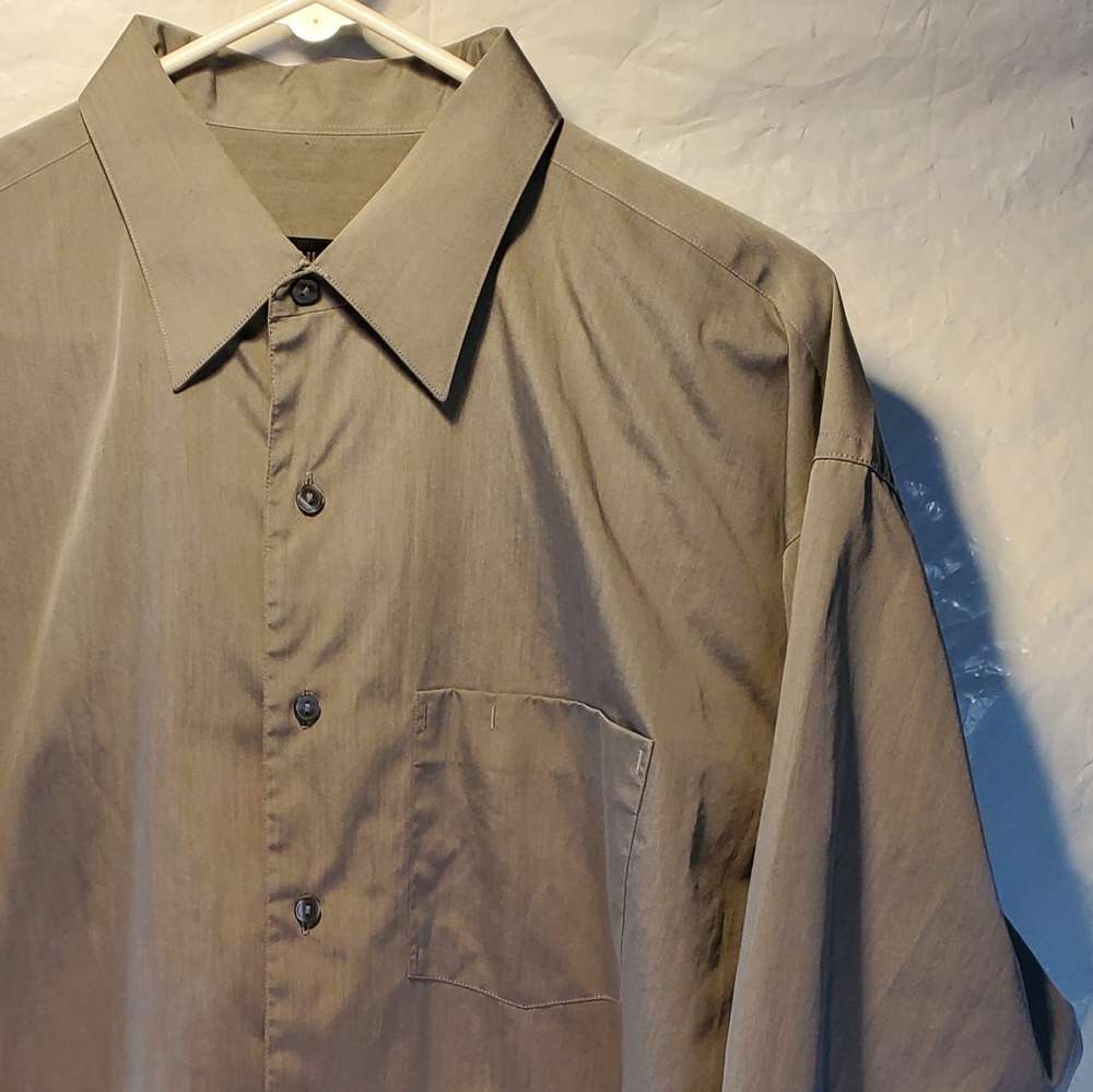 Unlisted by Kenneth Cole Modern Fit Button Down Dress Shirt Mens sz. XL 17 32-33
